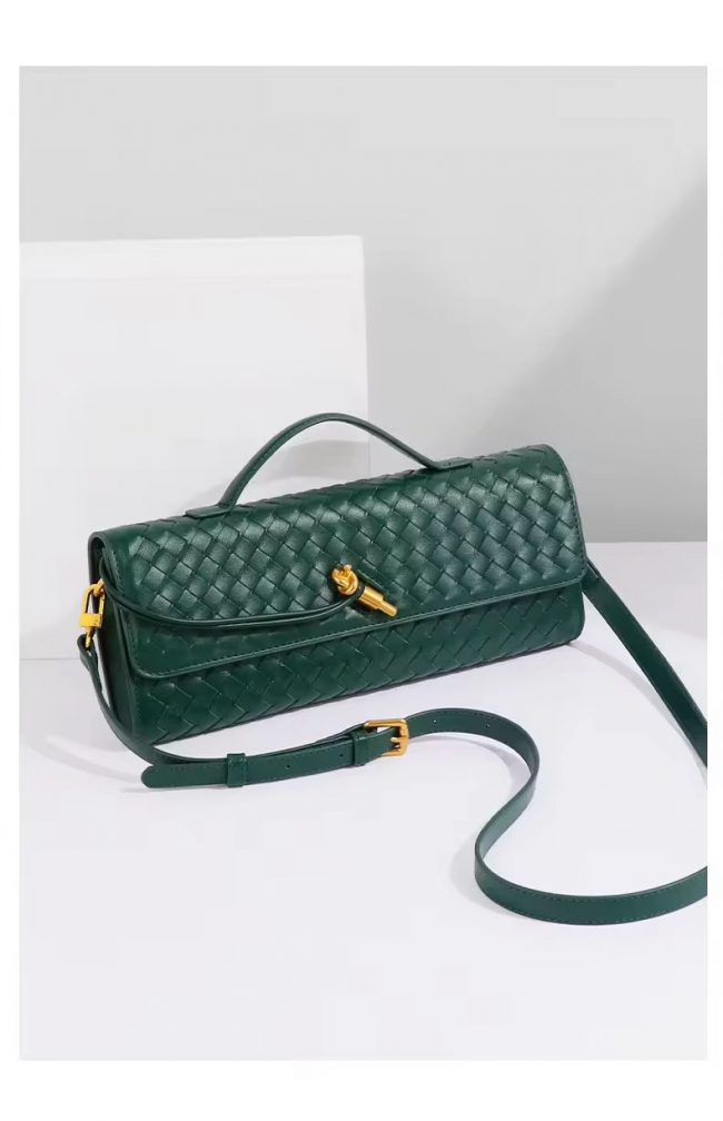 Hand Woven Evening Baguette Bag - Image 3