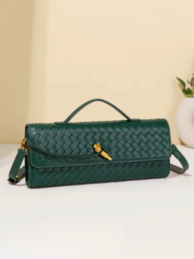 Hand Woven Evening Baguette Bag - Image 2