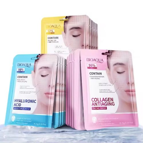 BIOAQUA Facial Masks – Hydrate, Brighten & Firm Skin Naturally