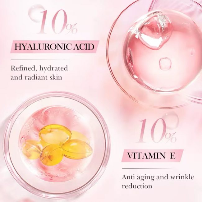4-in-1 Hyaluronic Acid Collagen Vitamin C Face Serum - Image 5