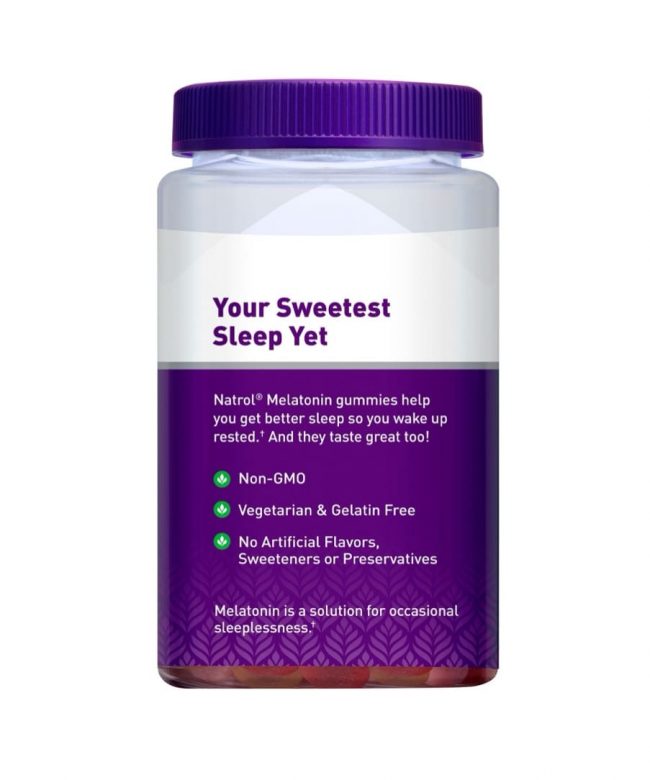 Natrol Melatonin 10mg Gummies 180ct – Natural Sleep Aid for Restful Nights - Image 3