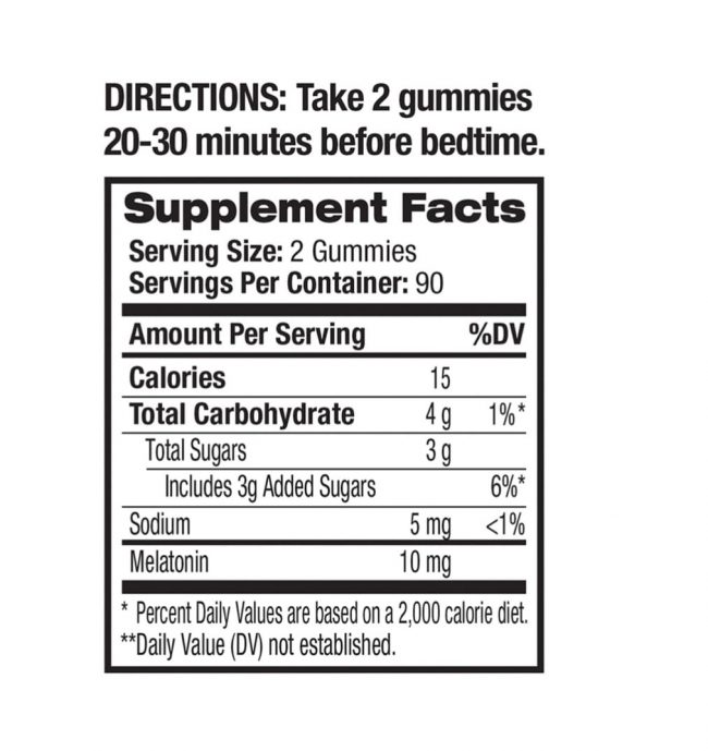 Natrol Melatonin 10mg Gummies 180ct – Natural Sleep Aid for Restful Nights - Image 5