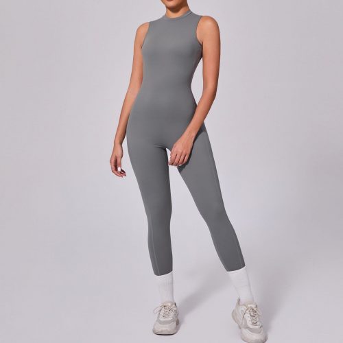One- Piece Backless Sleeveless Yoga Romper Jumpsuit