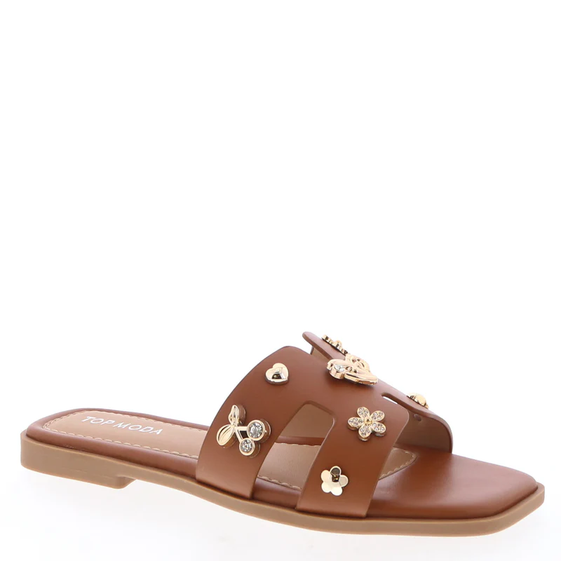 Ladies Charm Emblem Sandals – perfect for casual and dressy occasions