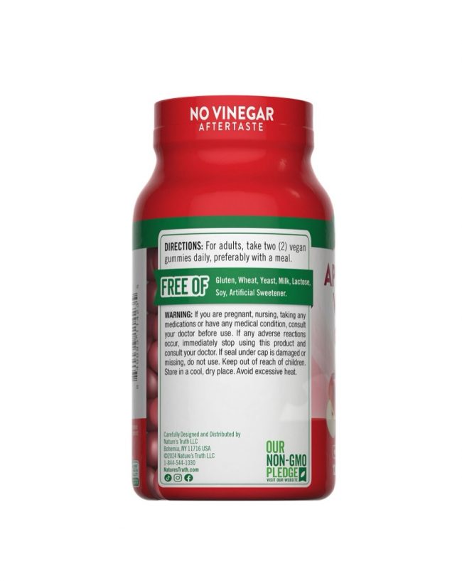 Nature's Truth Organic Apple Cider Vinegar Gummies - Image 3