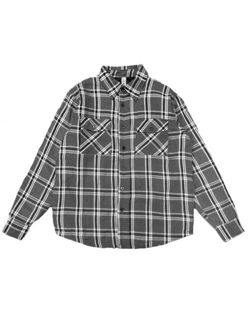 Men's Quilted Padded Flannel