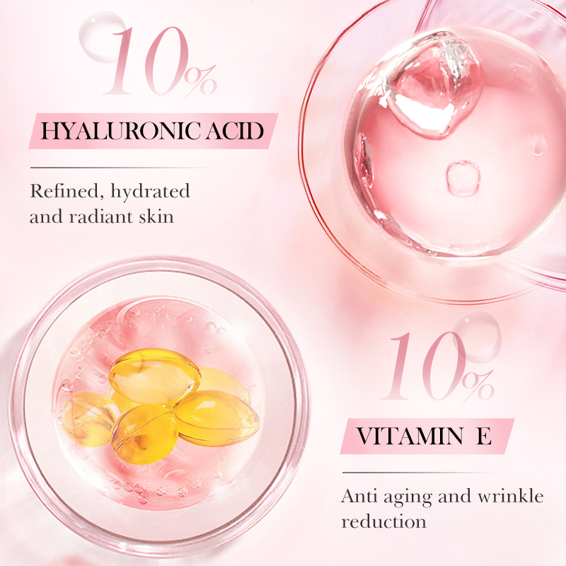 4 in 1 Hyaluronic Acid + Nicotinamide + Vitamin C+E Face Serum - Image 6
