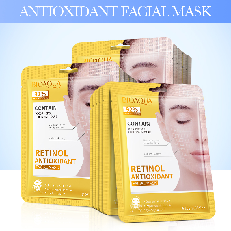 Hyaluronic Acid Collagen Retinol Anti-Aging Facial Mask for All Skin Types - Image 8