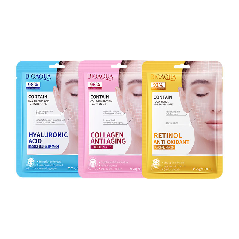 Hyaluronic Acid Collagen Retinol Anti-Aging Facial Mask for All Skin Types - Image 11