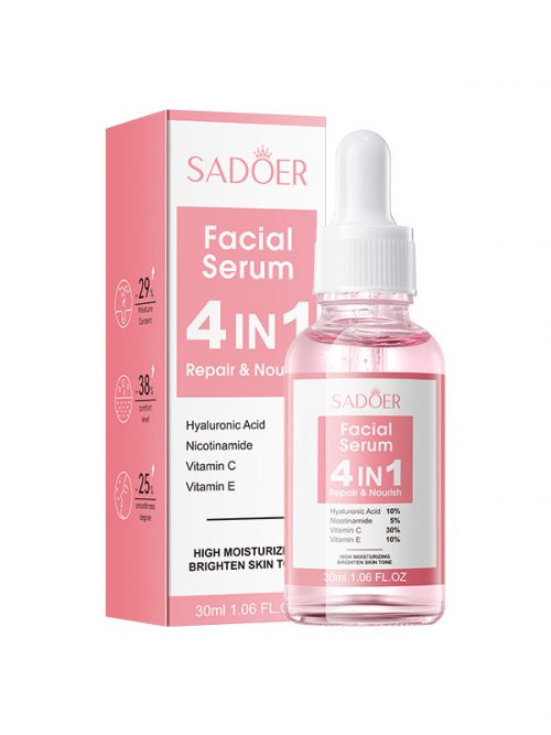 4 in 1 Hyaluronic Acid + Nicotinamide + Vitamin C+E Face Serum