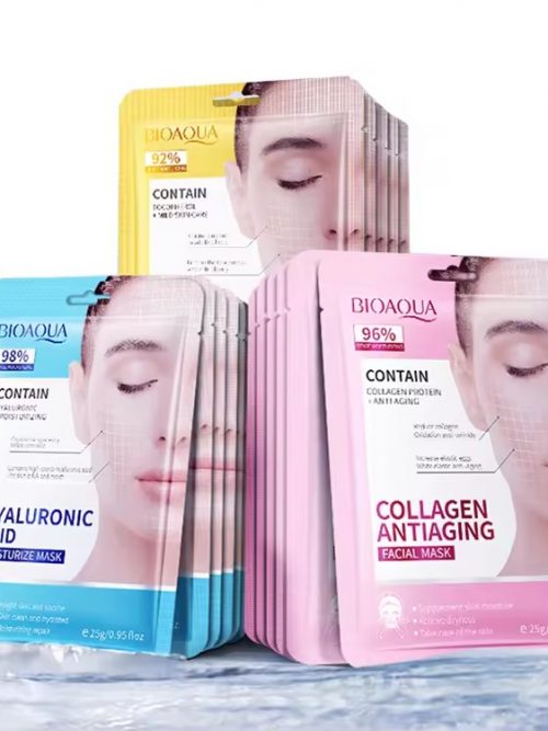 Hyaluronic Acid Collagen Retinol Anti-Aging Facial Mask for All Skin Types