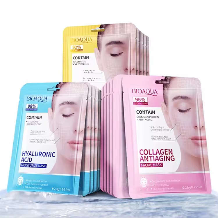 Hyaluronic Acid Collagen Retinol Anti-Aging Facial Mask for All Skin Types